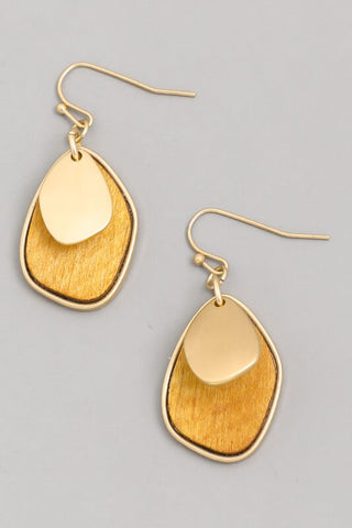 Layered Drop Earrings (Multiple Colors) - Everyday Eden