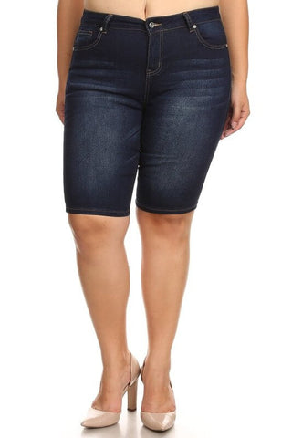 Gossip Denim Plus Size Shorts - Everyday Eden