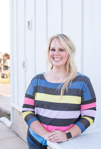 Multicolored Knotted Sweater - Everyday Eden