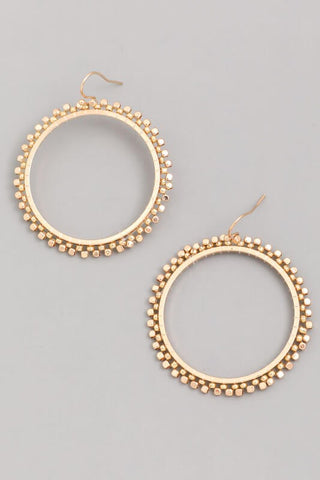 Dorothy Wheel Earrings (Two Colors) - Everyday Eden