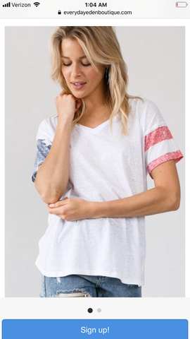 Stars and Stripes Sleeve - Everyday Eden