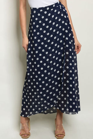 Polka Dot Wrap Skirt - Everyday Eden